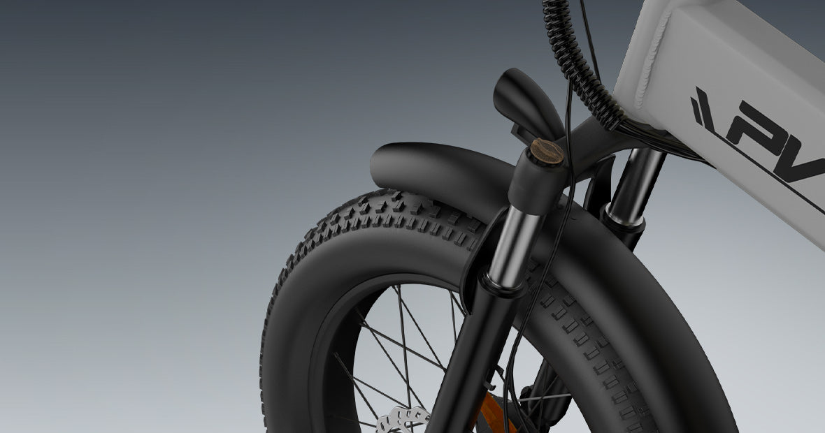 Fourche suspendue verrouillable